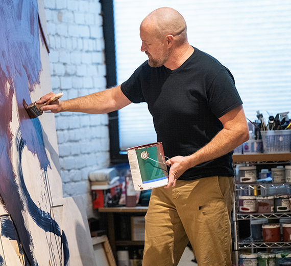 Artist and former Gonzaga University student Ben Joyce